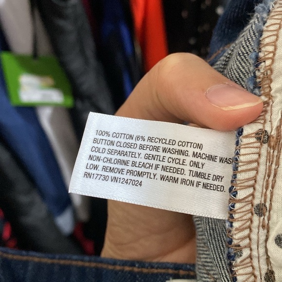 Women's High-Rise Straight Leg Wide Cuff Jeans - kate spade New York Sz 4 - Picture 8 of 9